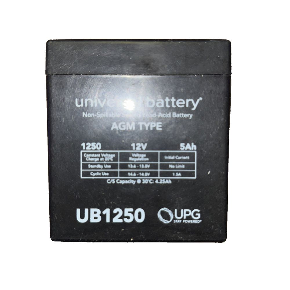 UPG UB1250 Sealed Lead Acid Battery – ub120 - battery battery for therm