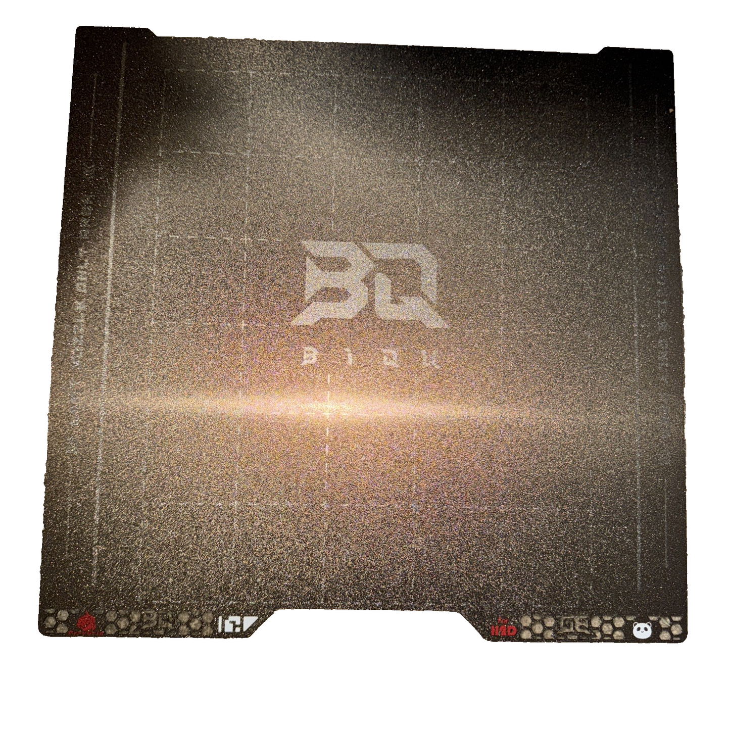 BIQU Pyrogrip Build Plate 346MM x 355MM Spring Steel Sheet Double-Sided PEI Grid