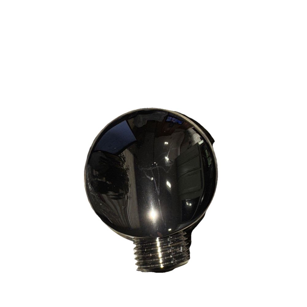 DXV D35700035.150 WALL ELBOW PLATINUM NICKEL – a black light bulb on a white background