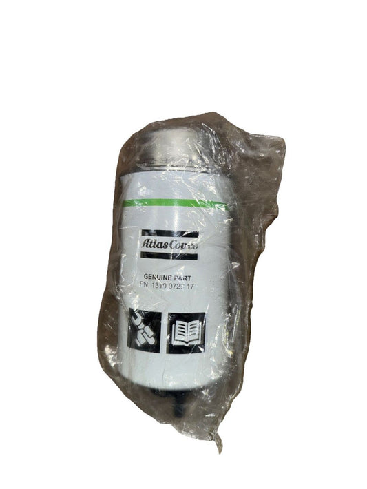 1310 0729 17 Atlas Copco Filter Replacement, DaveyDooDeals – a white canister with a plastic wrap
