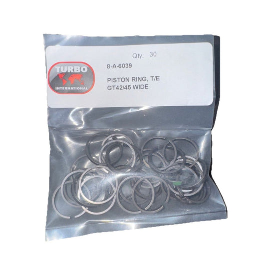 8-A-6039 Piston Ring, T/E Gt42/45 Wide 30 Pack Turbo International – a - 509 - 1 / 2 / 3 / 4 / 5 / 6 / 6 /
