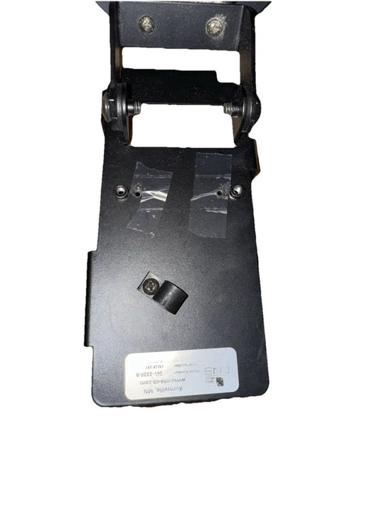 367-2220-B Card Terminal Mount Used, DaveyDooDeals – a black plastic box with a metal latch