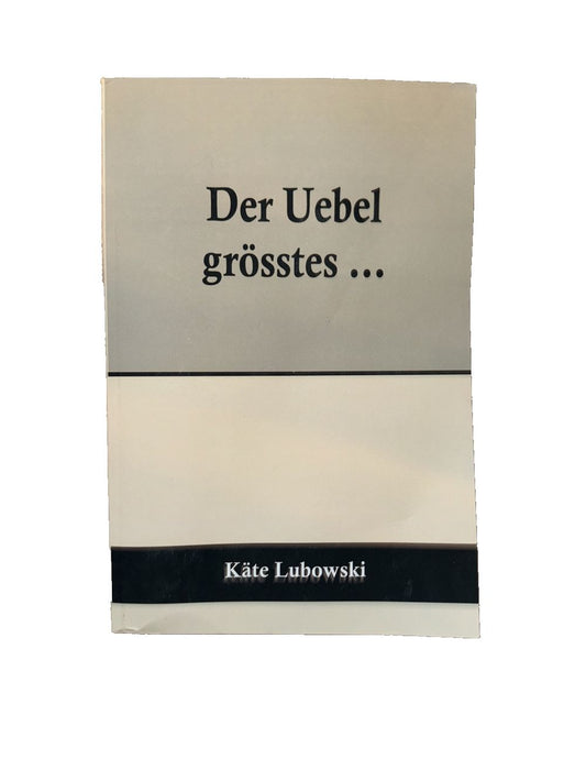 Der Uebel grsstes ..., DaveyDooDeals – a white and black book with the words derel grosss