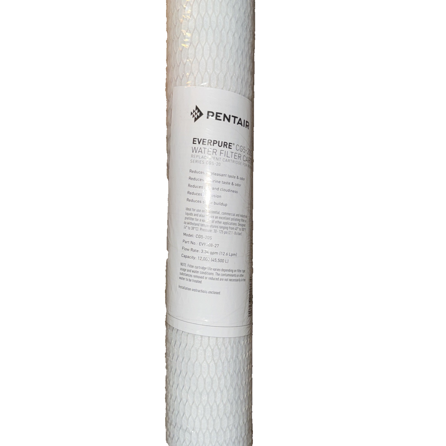 Pentaire CGS-20 Replacement 20" Carbon Block Water Filter Cartridge