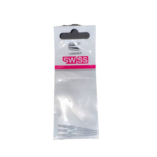 Darts Swiss Point Storm Darts Points - Diamond (Silver, 26mm) 3 Pack, Unbranded – a white bag with a black handle and a pink stripe