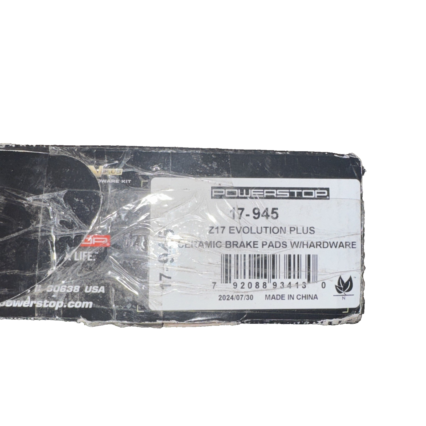Power Stop 17-945 Z17 Evolution Plus Brake Pad