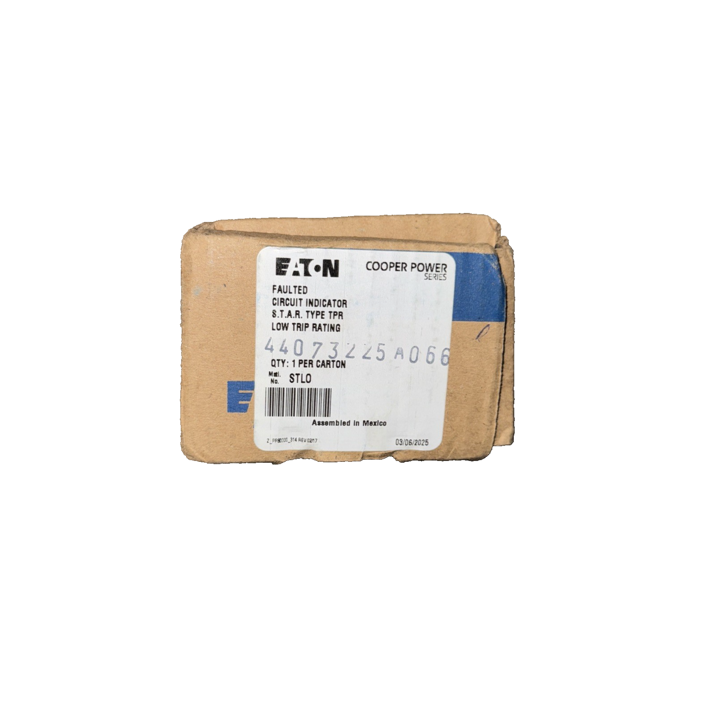 Eaton STLO Faulted Circuit Indicator Low (LO)-Trip Series S.T.A.R. 400Amps