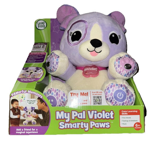 LeapFrog My Pal Violet Smarty Paws – my violet puppy plush toy