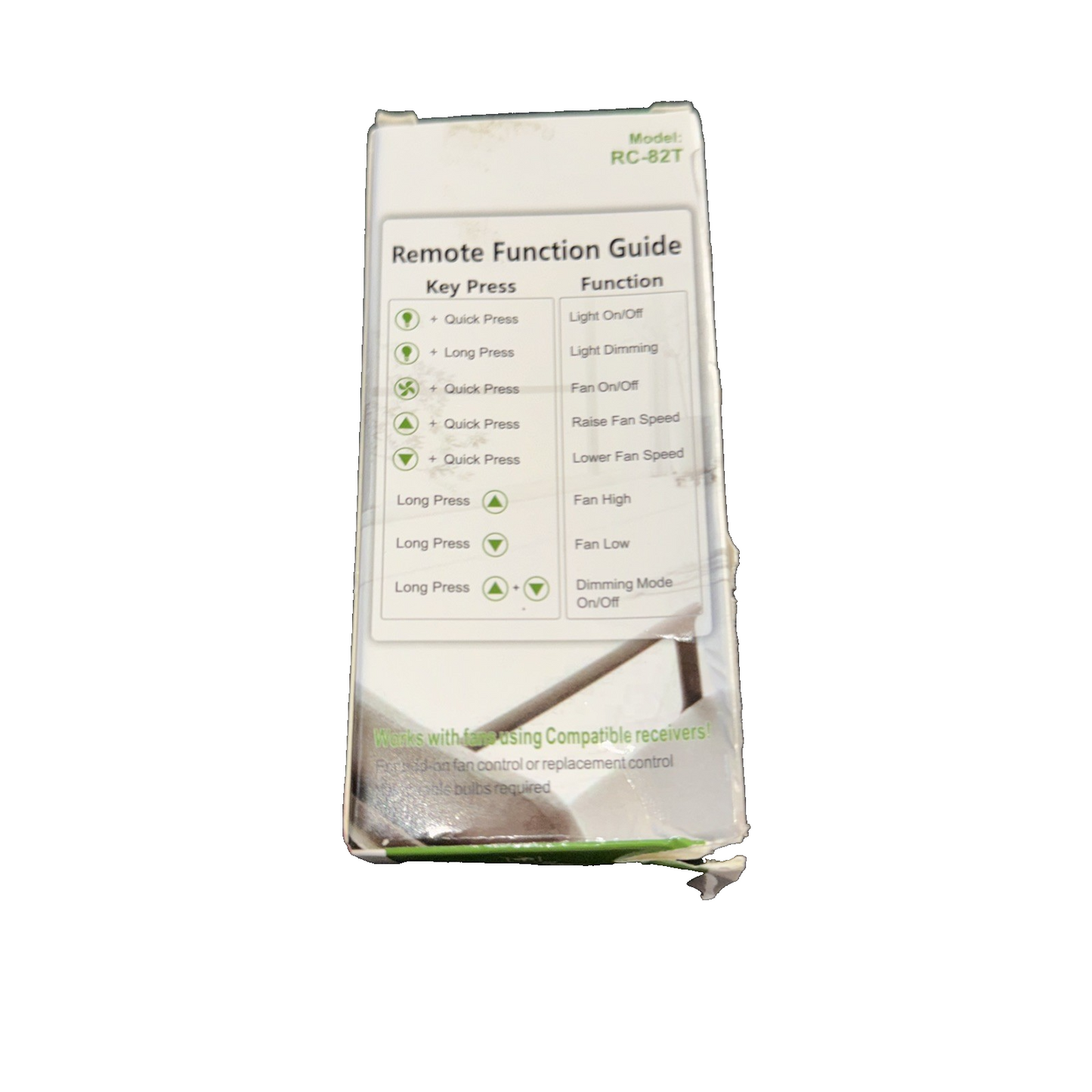 3 - Speed Ceiling Fan Remote Control