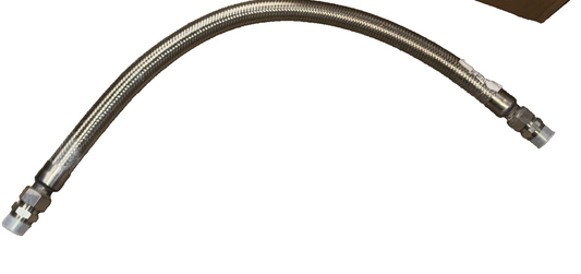 1" x 36" Braided Stainless Steel Flexible Compressed Air Line Flex Hose TU-08-36