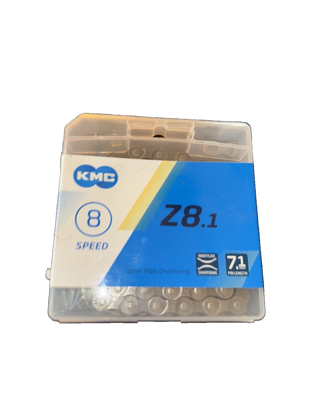 Z8.1 Chain | 8 speed Bicycle Chain 7.1MM pin length, KMC – kmc 8mm x4 - 8mm x4 - 8mm x4 - 8mm