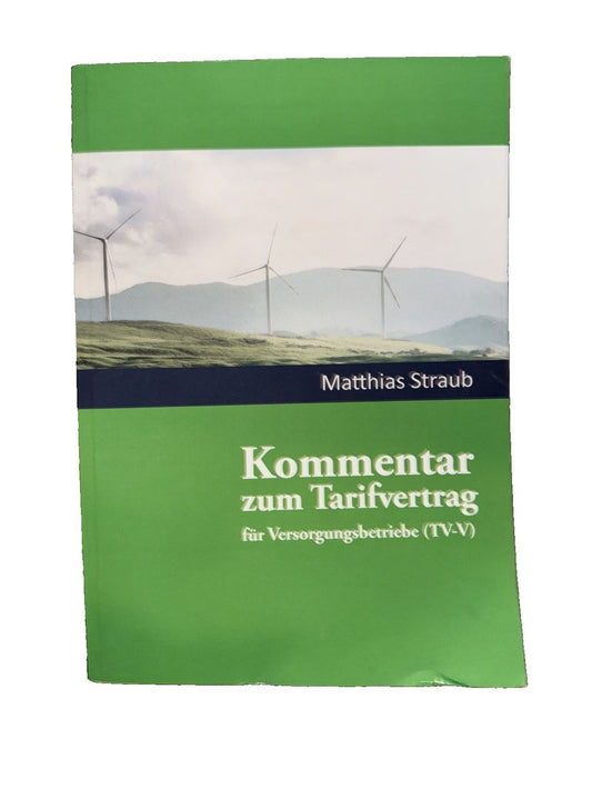 Kommentar zum Tarifvertrag fr Versorgungsbetriebe: Ein Praxiskommentar zum Tarif, DaveyDooDeals – the book cover for the book, showing a wi…