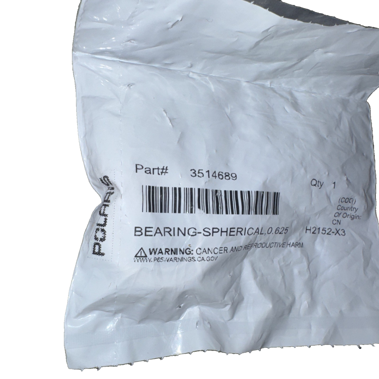 Spherical Bearing, 0.625 by Polaris 3514689