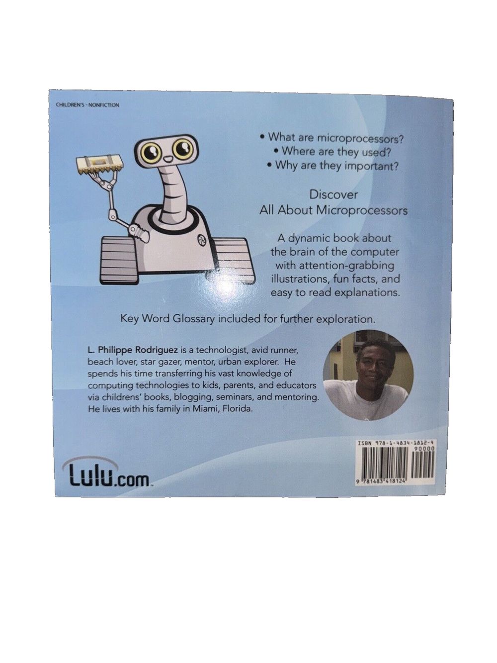 All About Microprocessors, DaveyDooDeals – the book cover for the book, the robot who are they???????