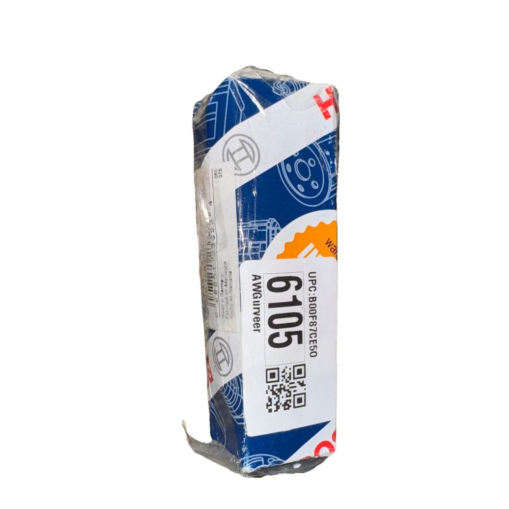 Bosch 62711 Bosch Gasoline Injector – a roll of white paper with a blue and orange design