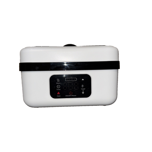 White Smart Heated Lunch Box 60 W 1L Capacity ( No Charging Cord - USB C)