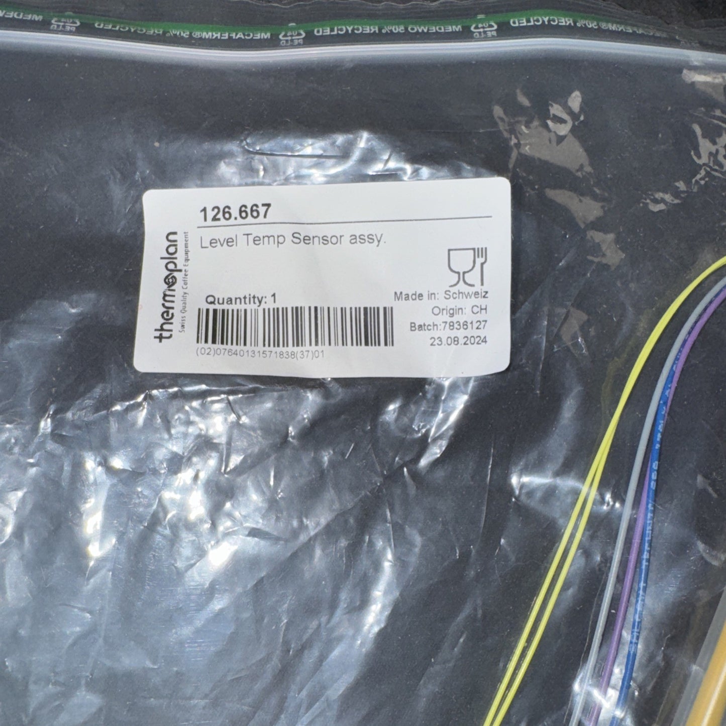 126.667 Level Temperature Sensor, KPL ThermoPlan