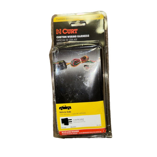 CURT Manufacturing 56267 Vehicle-Side Custom 4-Pin Trailer Wiring Harness – the cutter wire is packaged in a plastic bag