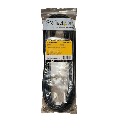 StarTech HDMM15 15FT High Speed HDMI M/M Cable New