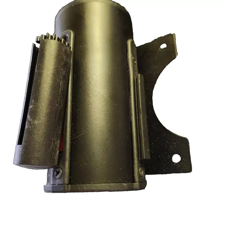 Wall Mount Retractable Belt Barrier with Stainless Steel Case - Crowd Control, Unbranded – a brass plate with a metal handle