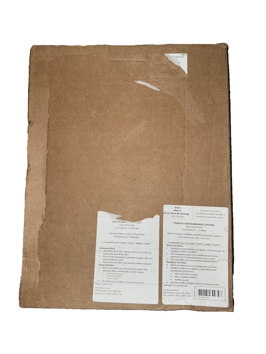 Winix Filter H – 116130 – a brown cardboard box with a white label on it