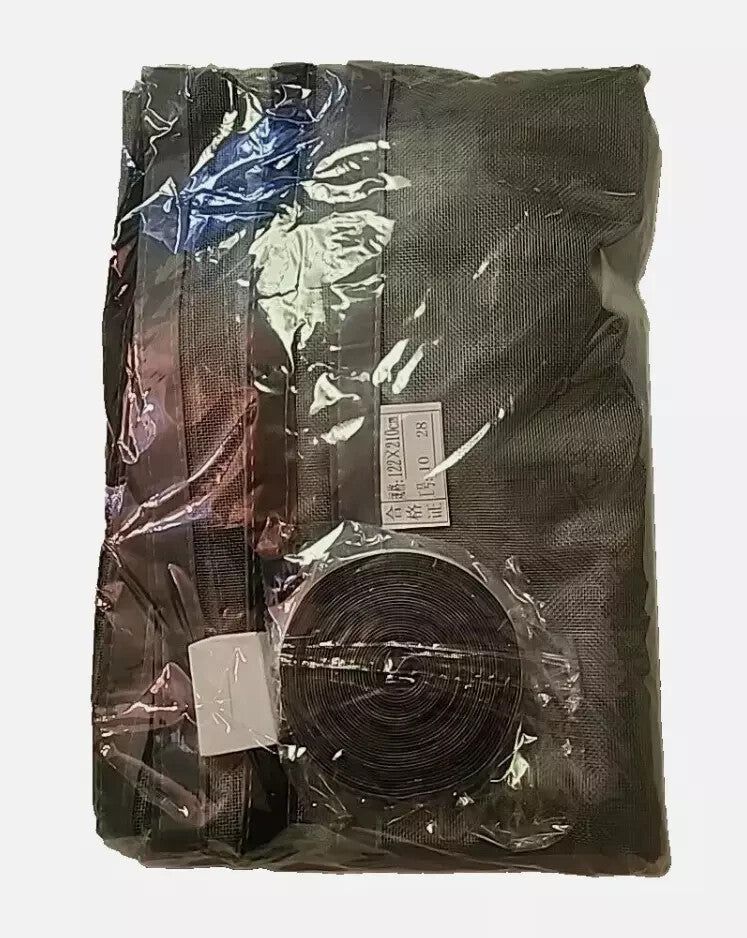 Magnetic Screen Door 35"x82" - Easy Installation, Bug Proof, Ventilation, Unbranded – a black bag with a black plastic bag and a black plas…