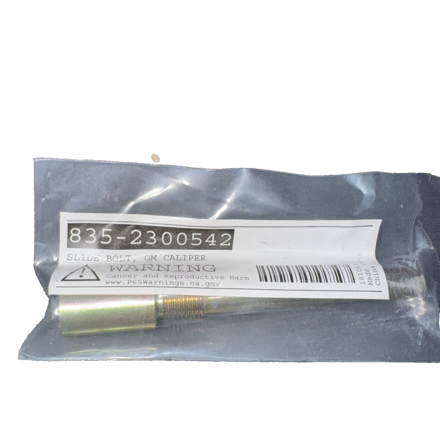 835-2300542 Speedway GM Brake Caliper Slider Slide Bolt