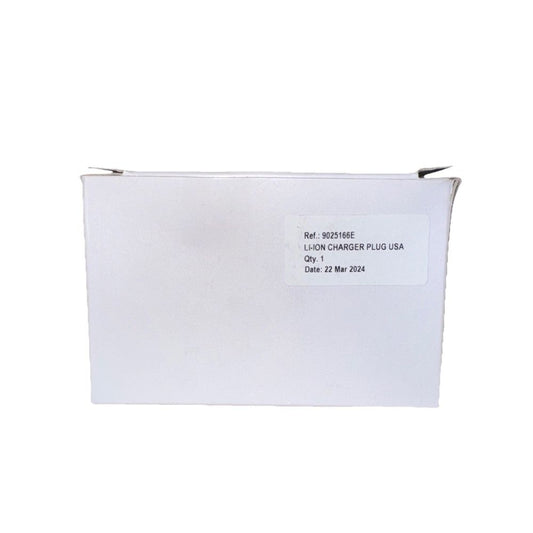 Lithium-ion Charger - Charge Rechargeable Lithium ion Battery's 9025166E, Unbranded – a white box with a label on it