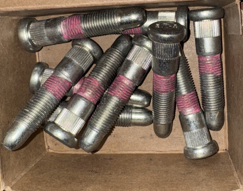 Dorman 610-642 M14-1.50 Serrated Wheel Stud - 15.65 mm Knurl, 75.5 mm Length