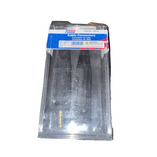 US Forge Welding Black Cable Connectors No.4 Thru No.1/0, DaveyDooDeals – a plastic container with a plastic lid