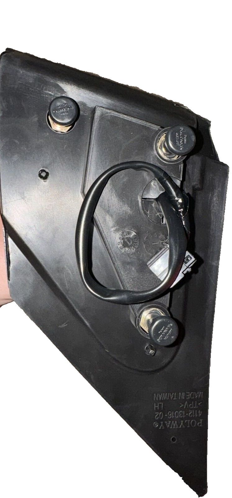 Dorman 955-916 Driver Side Power View Mirror – a black plastic switch with a metal cover