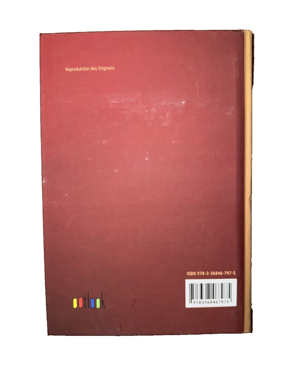 Der Postmeister und andere Erzhlungen: in Grodruckschrift, DaveyDooDeals – a red hardcover book with a white background