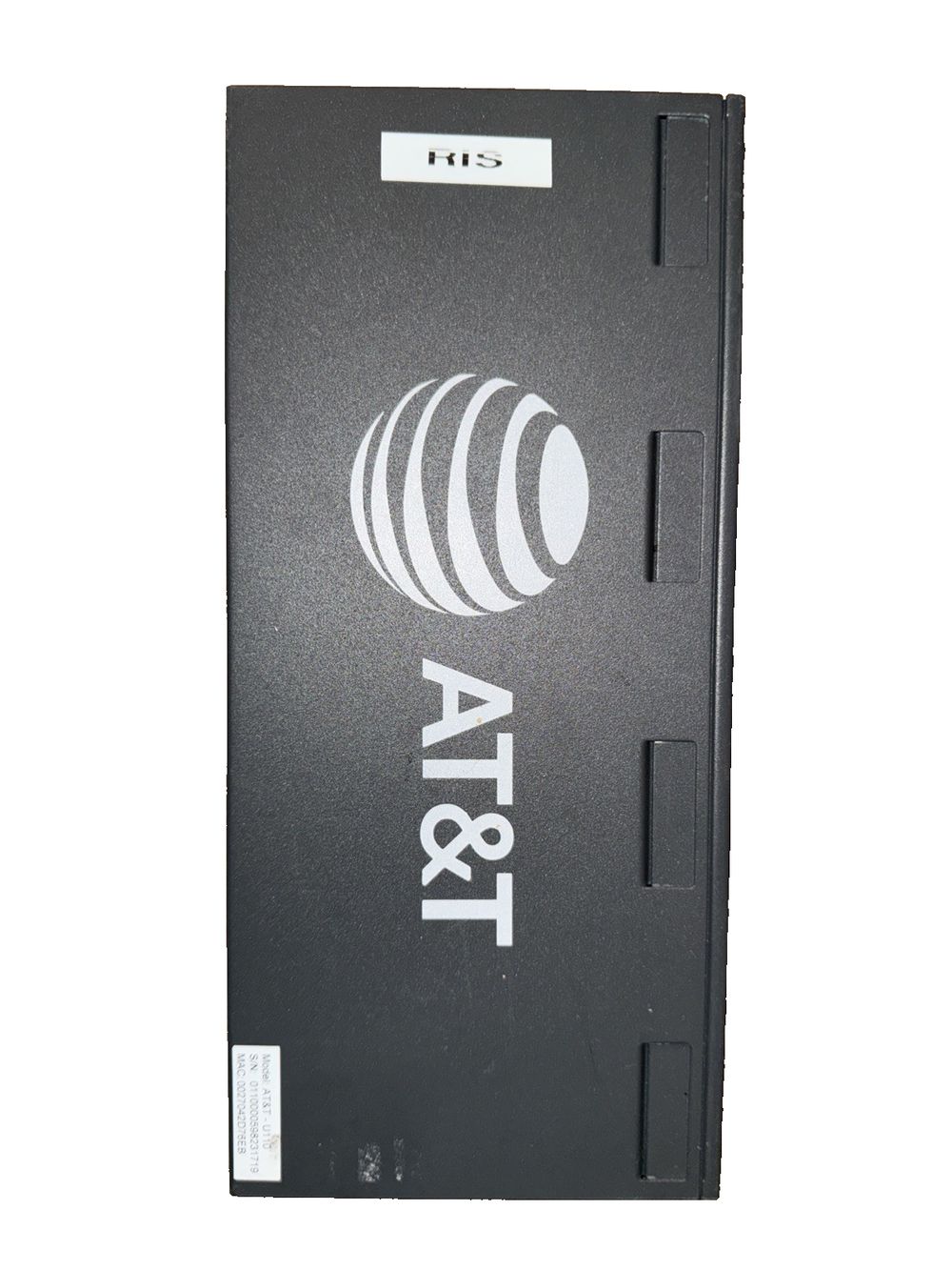 AT&T U110 Firewall Router VPN Gateway Device No Ac Adapter – a black floppy with the logo of the company