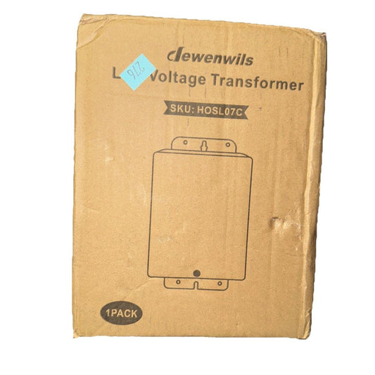 DEWENWILS 100W Pool Light Transformer, 120V AC to 12V/13V/14V AC, Multi-tap, DaveyDooDeals – a box with a small device inside