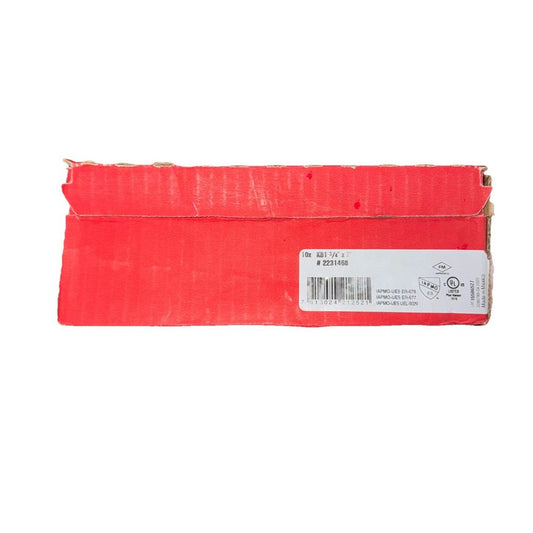 Genuine HILTI -- 2231468 -- Lot Of 10 KB1 3/4" x 7" -- Threaded Anchors New – a red plastic bag with a white label on it
