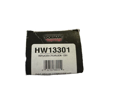 Dorman HW13301 Disc Brake Hardware Kit – a black and white label on a white background