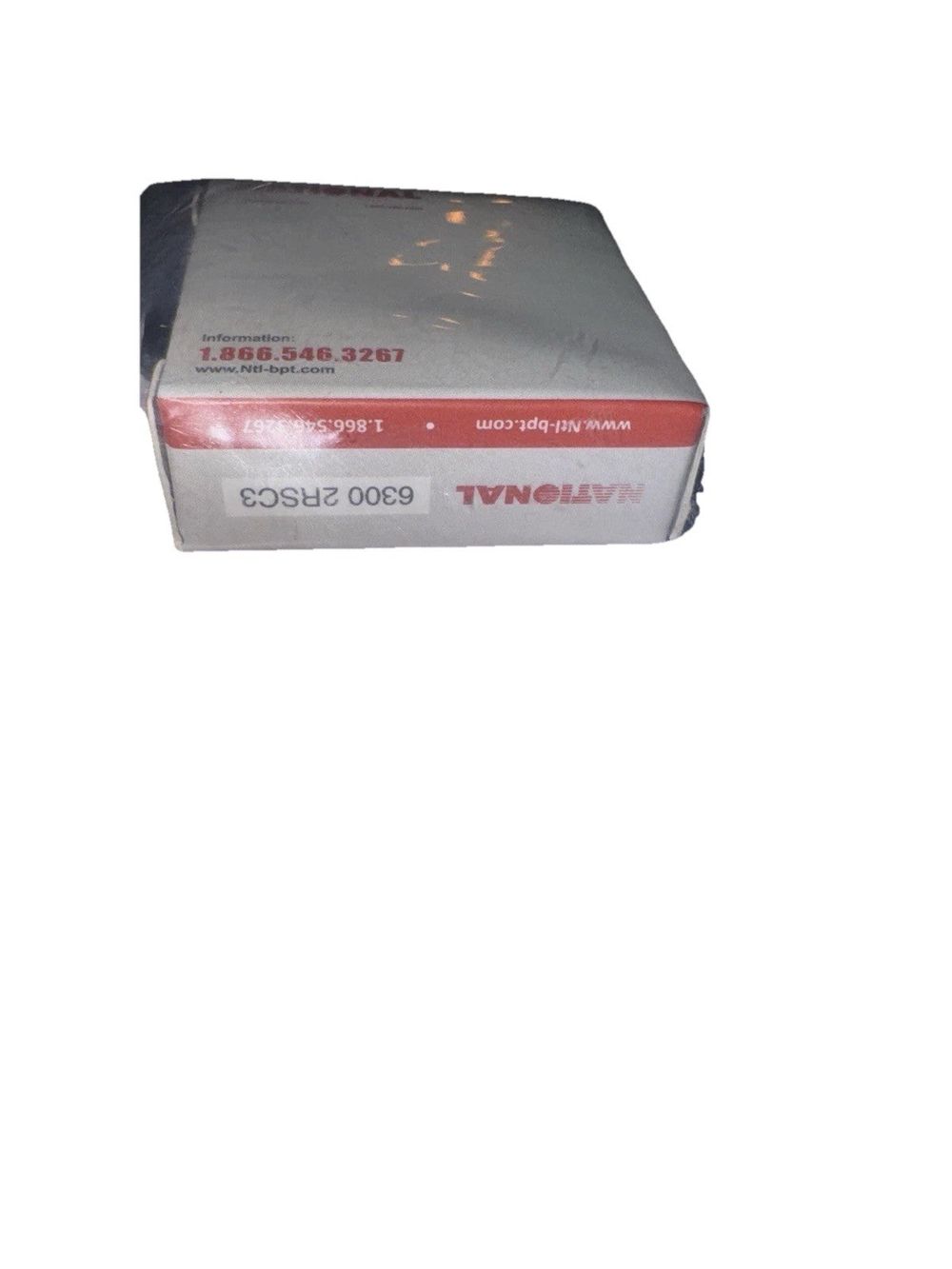 6300-2RS C3 Clearance Sealed Bearing 10x35x11, National – a box of a small metal object