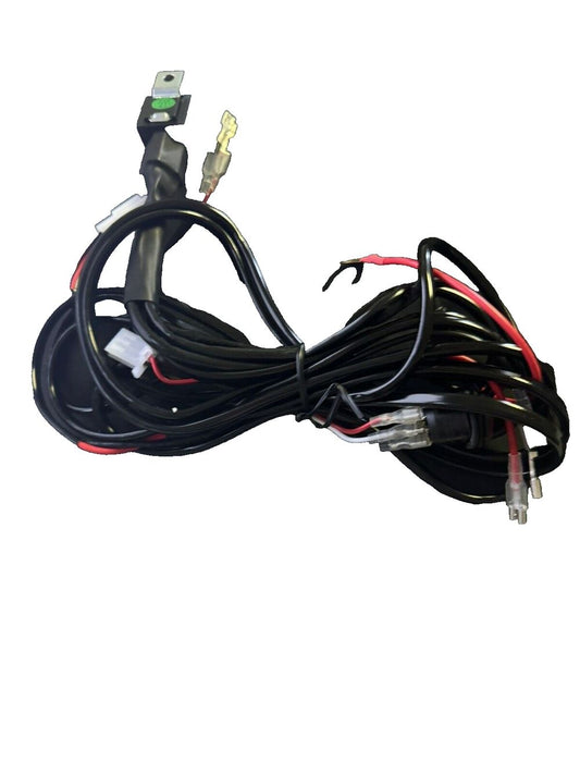 Nilight - NI-WA 02A LED Light Bar Wiring Harness Kit 12V On Off Switch Power Re – a black and red wire with a white wire
