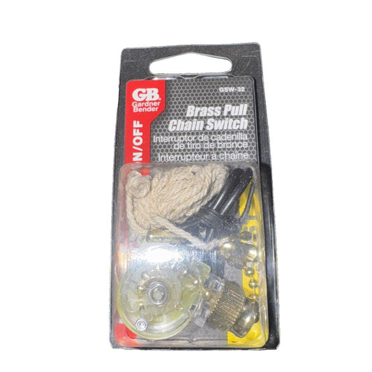 Gardner Bender Brass Pull Chain Switch – a package of tools for cleaning and cleaning