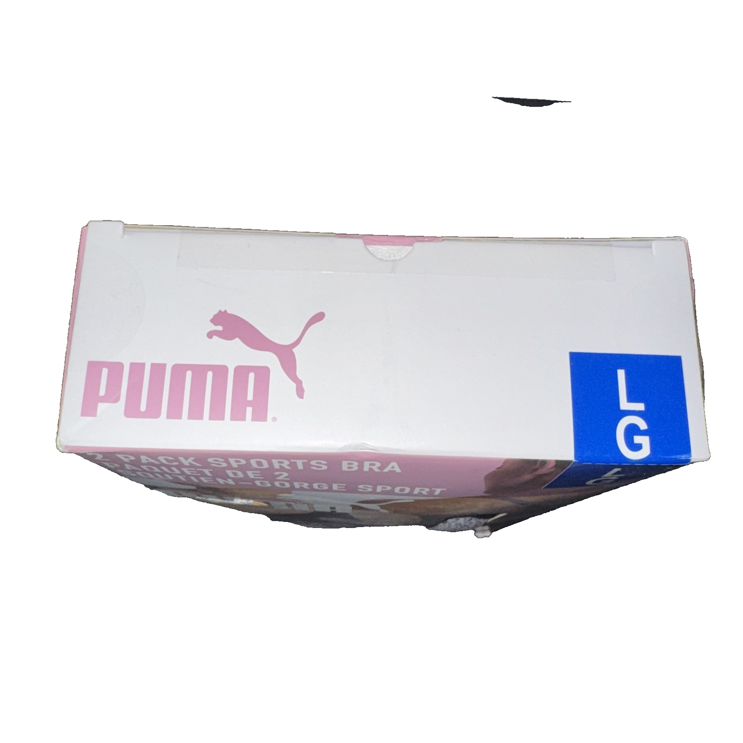 Puma 2 Pack Sports Bra Colors: Speckled Grey And Black Size Large