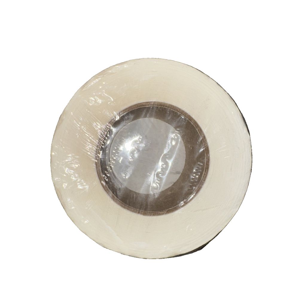 Inkjet 3" x 3" Matte Paper Label 800/Roll 3"Core/6" OD – a roll of clear tape on a white background