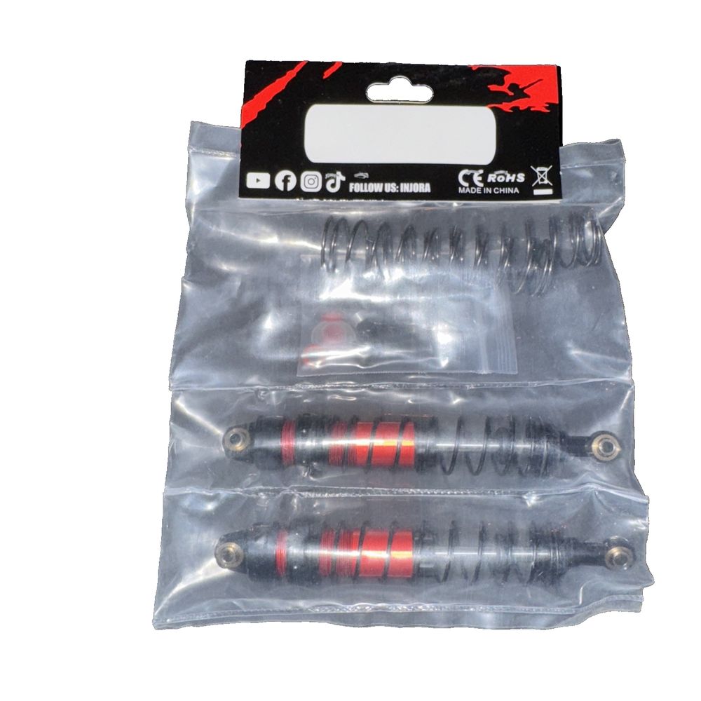 Injora 39mm Shocks- Aluminum threaded Shot Ajustable Absorber Oil Damper 4 PCK – a pack of four fishing lures