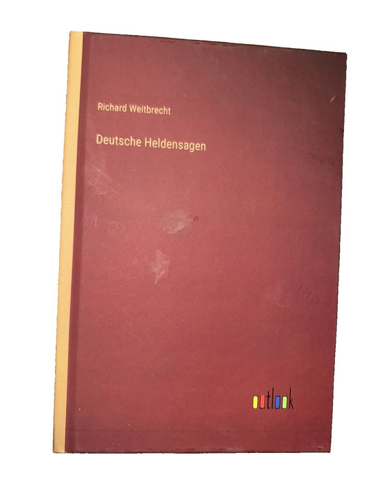 Deutsche Heldensagen, DaveyDooDeals – a book with a red cover and a yellow border