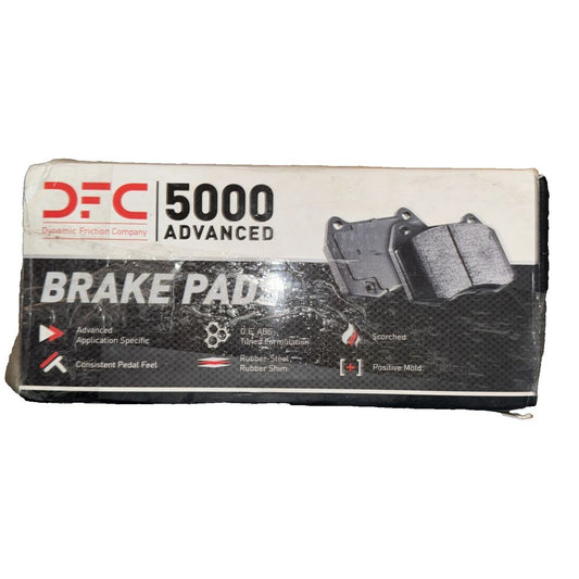 Dynamic Friction 1551-1738-00 - Brake Pads – the back of a black and white box with a black and white label