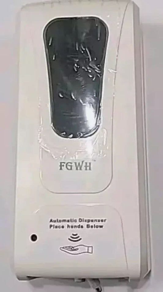 Automatic Hand Foam Soap Sanitizer Dispenser - Touch-Free, Hygienic, No-Touch Fo, Unbranded – a white wall mounted phone with a black button