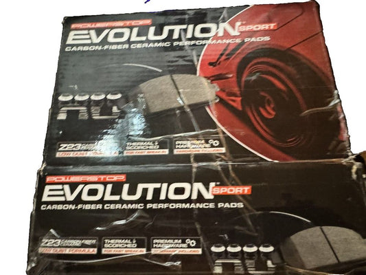 Power Stop Z23-1847 Front Z23 Evolution Sport Carbon Fiber Infused Ceramic Brake – evolution evolution carbon racing pads