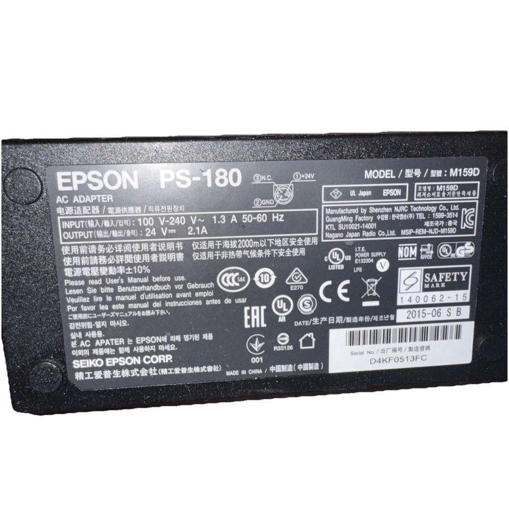 epson ps-180 Power Supply – epson fs - 80 battery