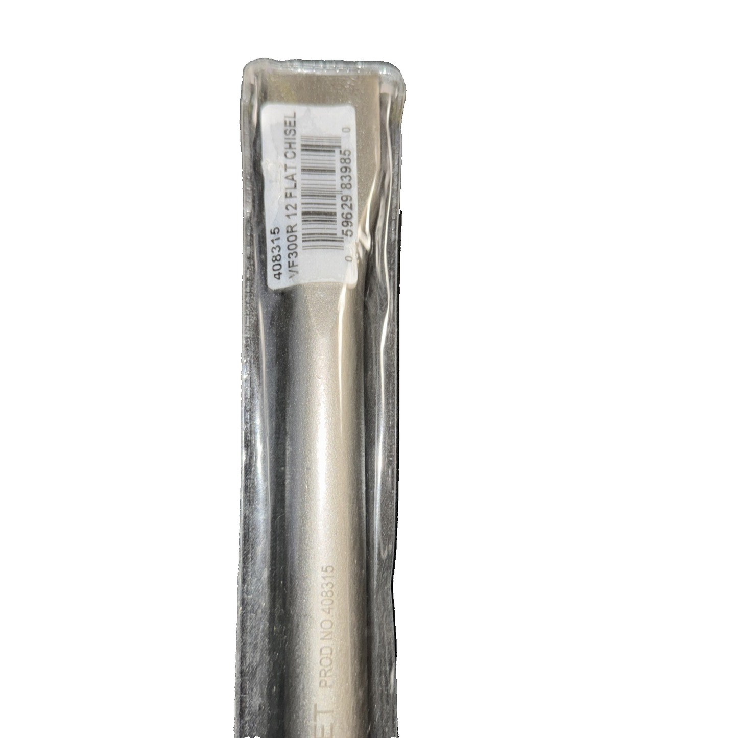 JET 408315 - .680 Round Shank 12" Long Narrow Flat Chisel-Heavy Duty