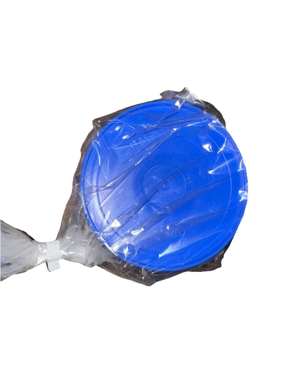 5100-0001 Mr. Frosty Freezing Container, DaveyDooDeals – a blue plastic ball with a plastic wrap around it