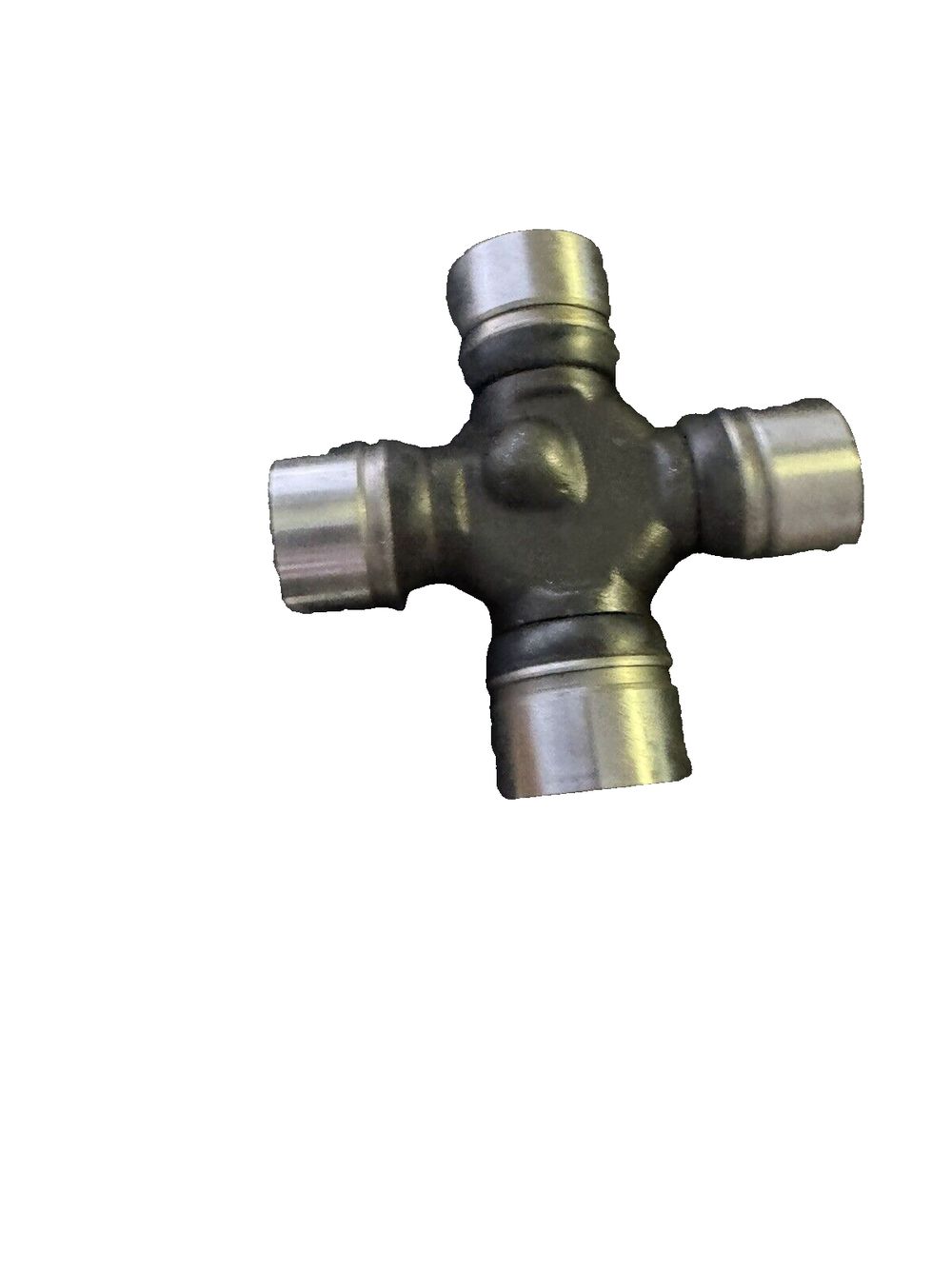 MOOG 491 Greaseable Super Strength Universal Joint for Jeep Wrangler – a brass cross with a white background